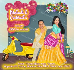 Sangeet Wedding Invitation c24